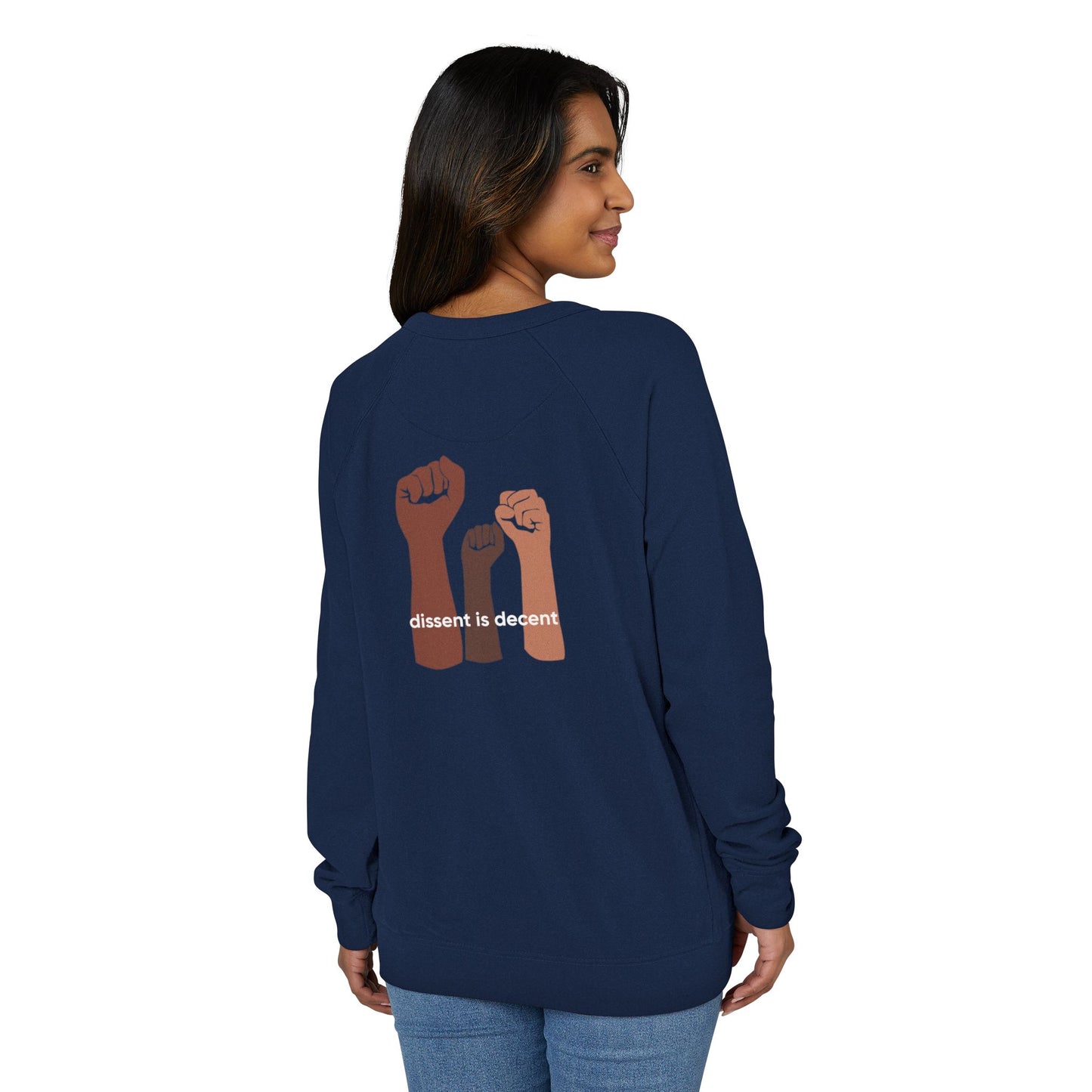 decent™ Unisex French Terry Crew – Dissent Is Decent