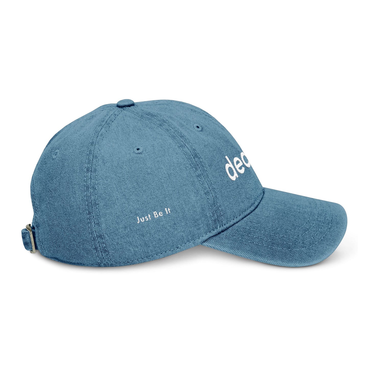 decent™ Just Be It Embroidered Denim Hat