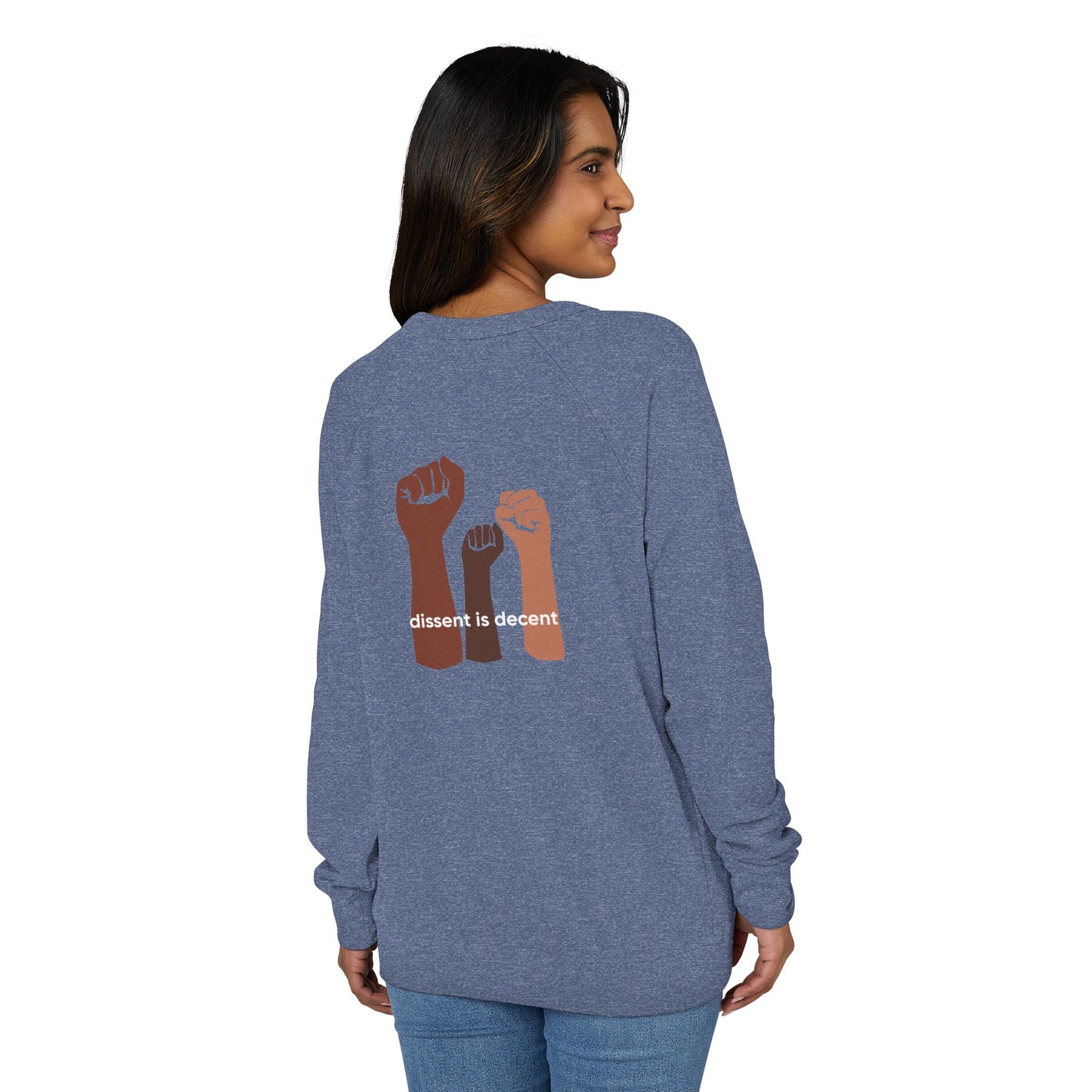 decent™ Unisex French Terry Crew – Dissent Is Decent