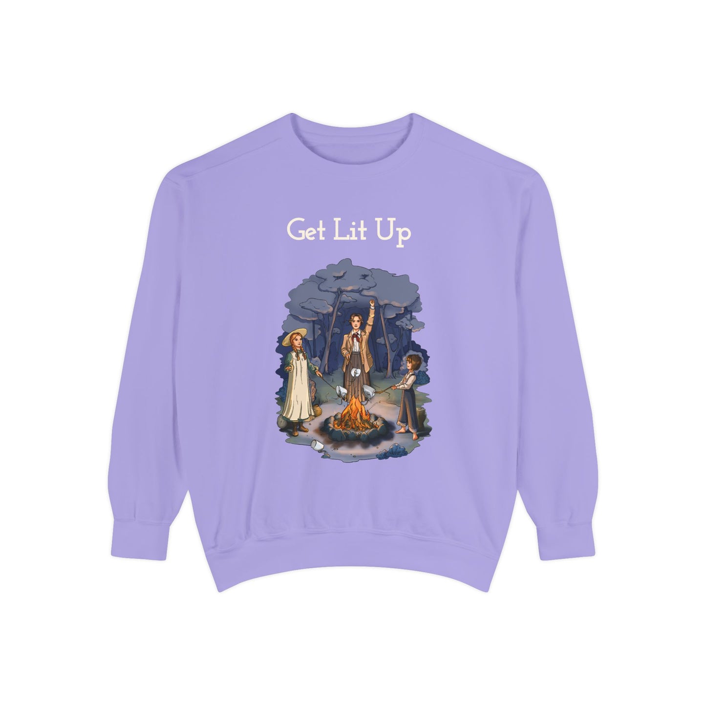 decent™ Get Lit Up Sweatshirt - BURN BONNETS, NOT BOOKS