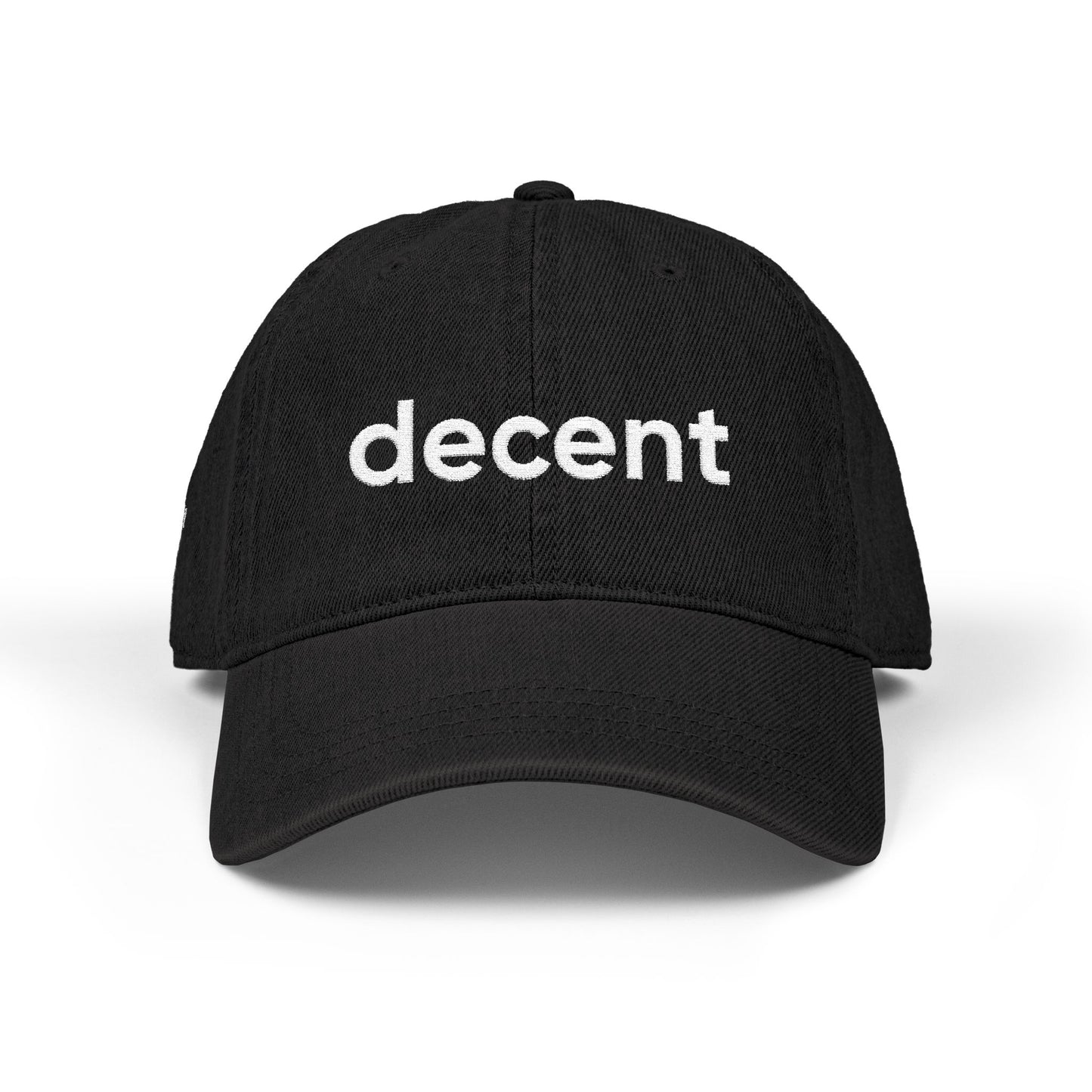 decent™ Denim (Embroidery) Hat - Quiet Confidence Edition - 2 emb