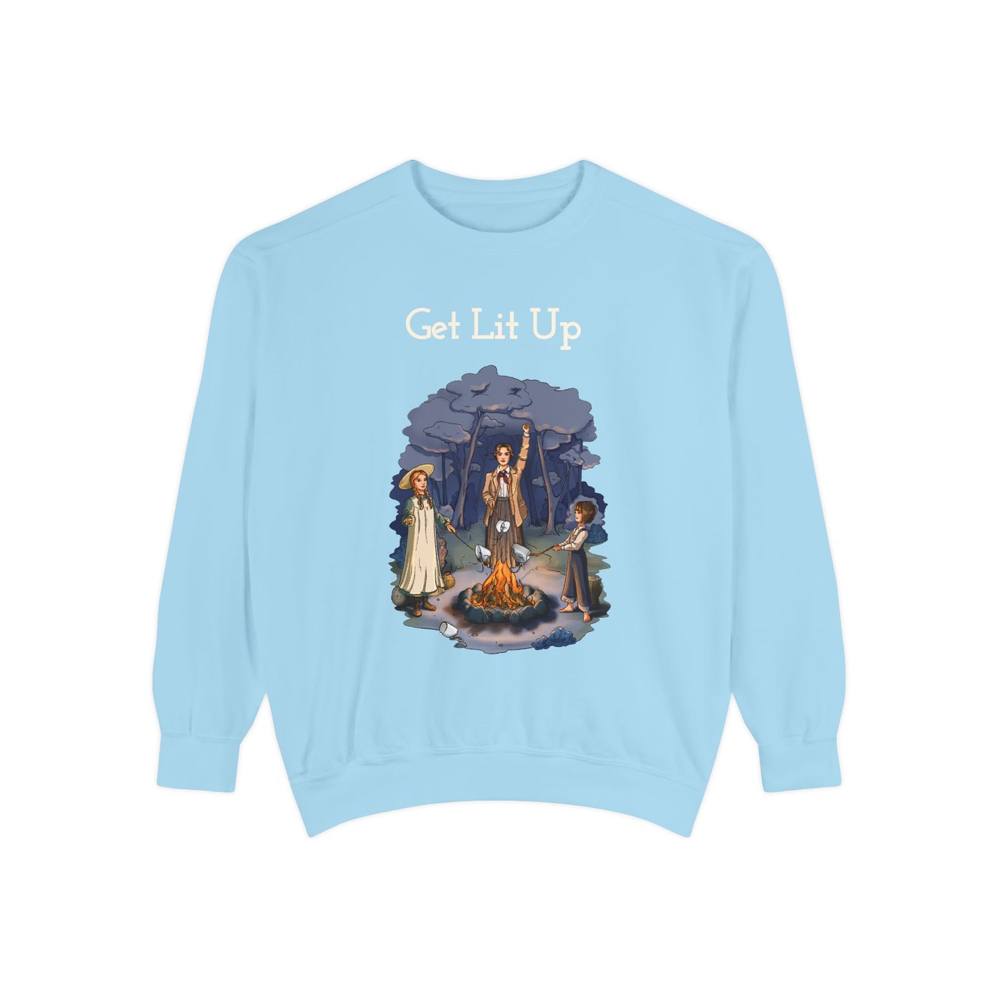 decent™ Get Lit Up Sweatshirt - BURN BONNETS, NOT BOOKS