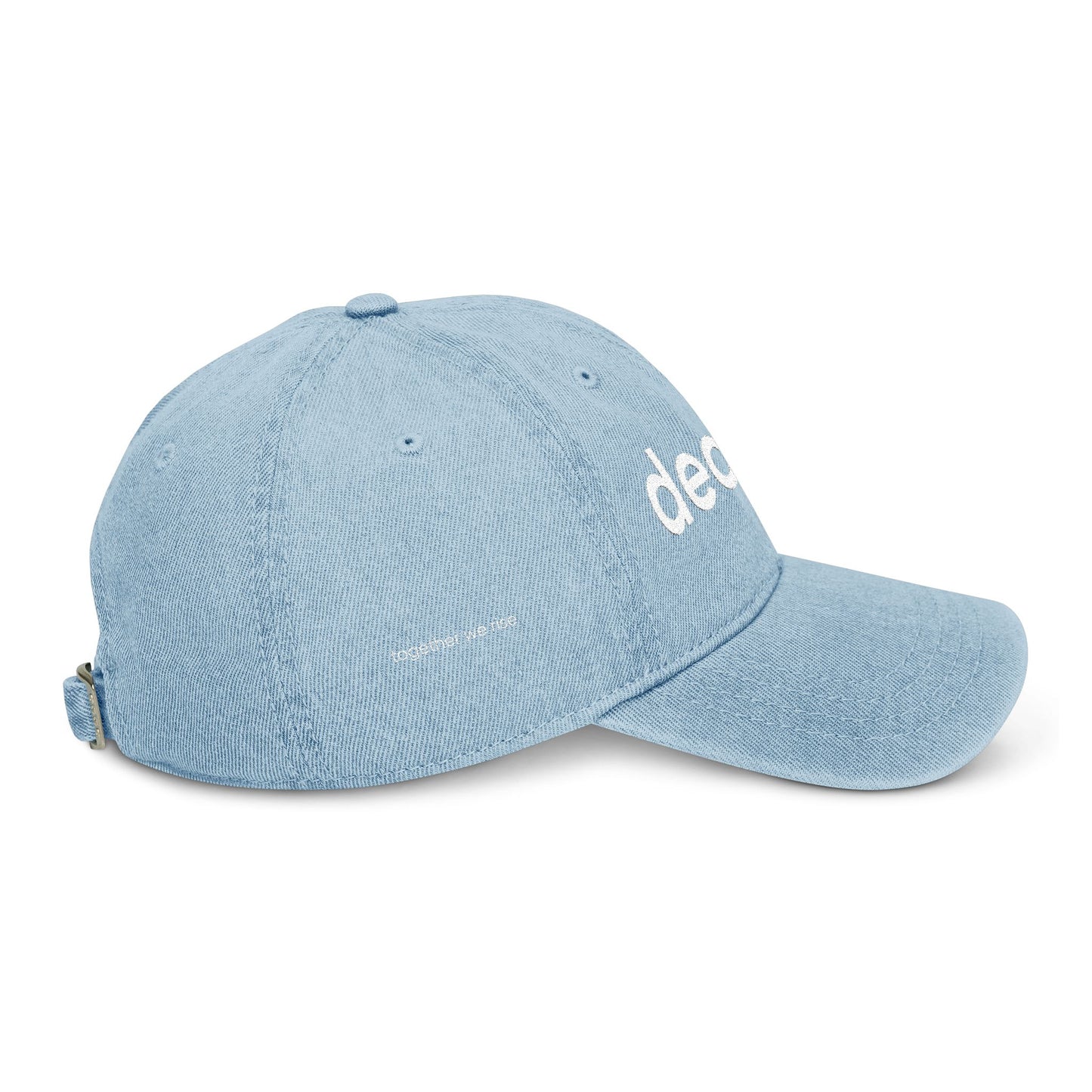 decent™ Denim Hat (Embroidery) - Dissent is Decent Collection