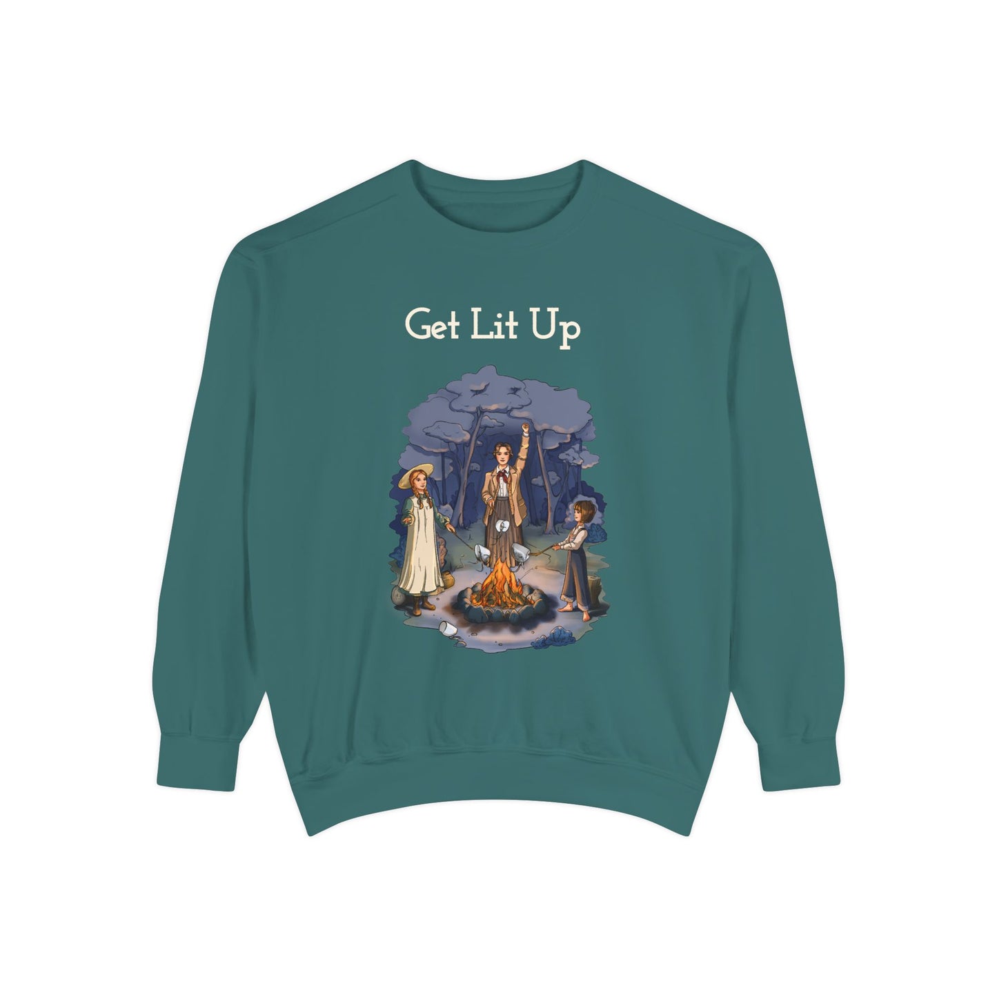 decent™ Get Lit Up Sweatshirt - BURN BONNETS, NOT BOOKS