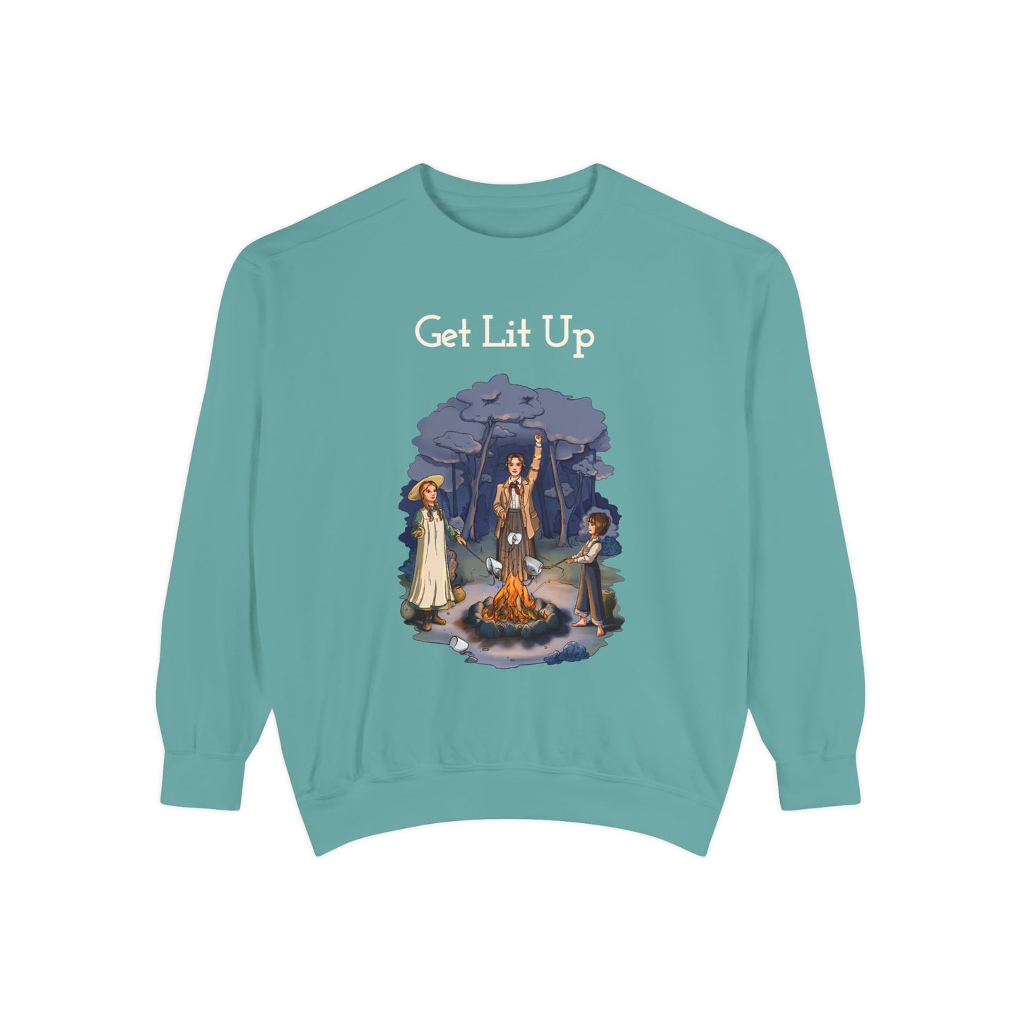 decent™ Get Lit Up Sweatshirt - BURN BONNETS, NOT BOOKS