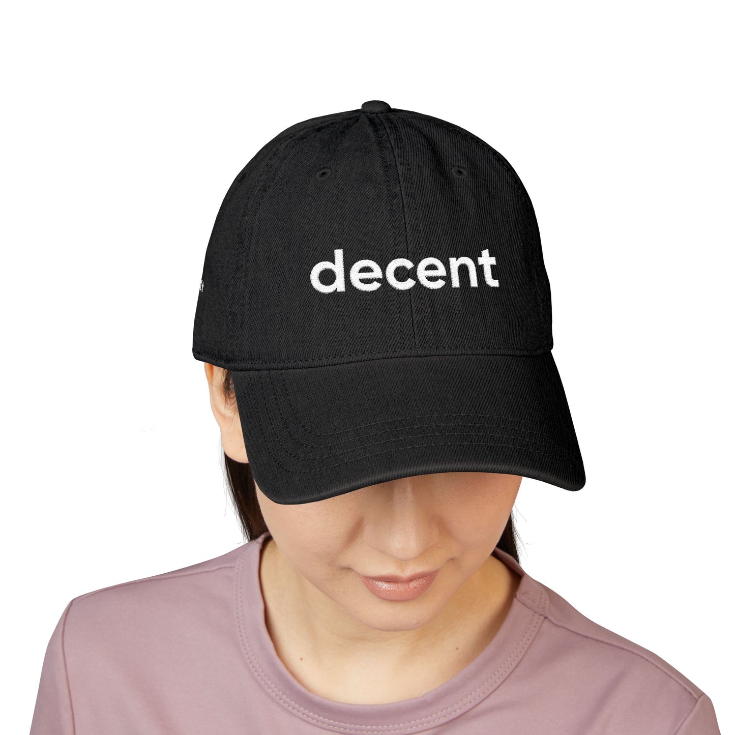 decent™ Just Be It Embroidered Denim Hat