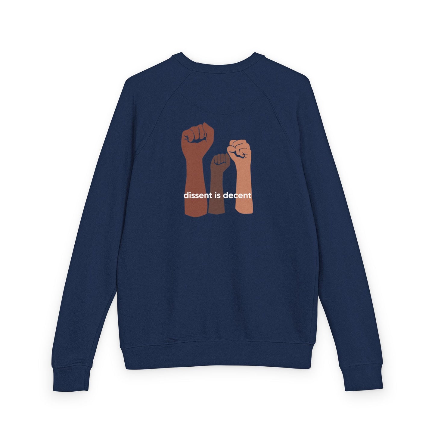 decent™ Unisex French Terry Crew – Dissent Is Decent