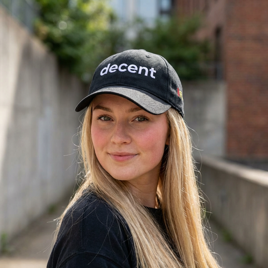 decent™ Denim Hat (Embroidery) - Dissent is Decent Collection