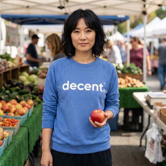 decent™ Unisex French Terry Crew – Dissent Is Decent