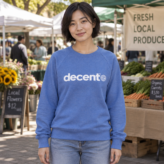 decent seas™ Unisex French Terry Crew – Dissent Is Decent
