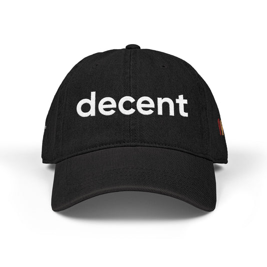 decent™ Denim Hat (Embroidery) - Dissent is Decent Collection