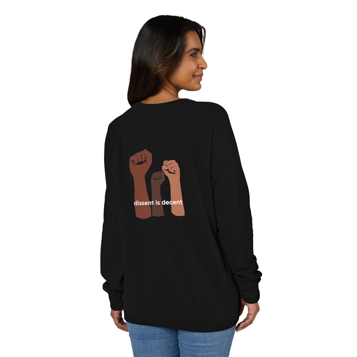 decent™ Unisex French Terry Crew – Dissent Is Decent