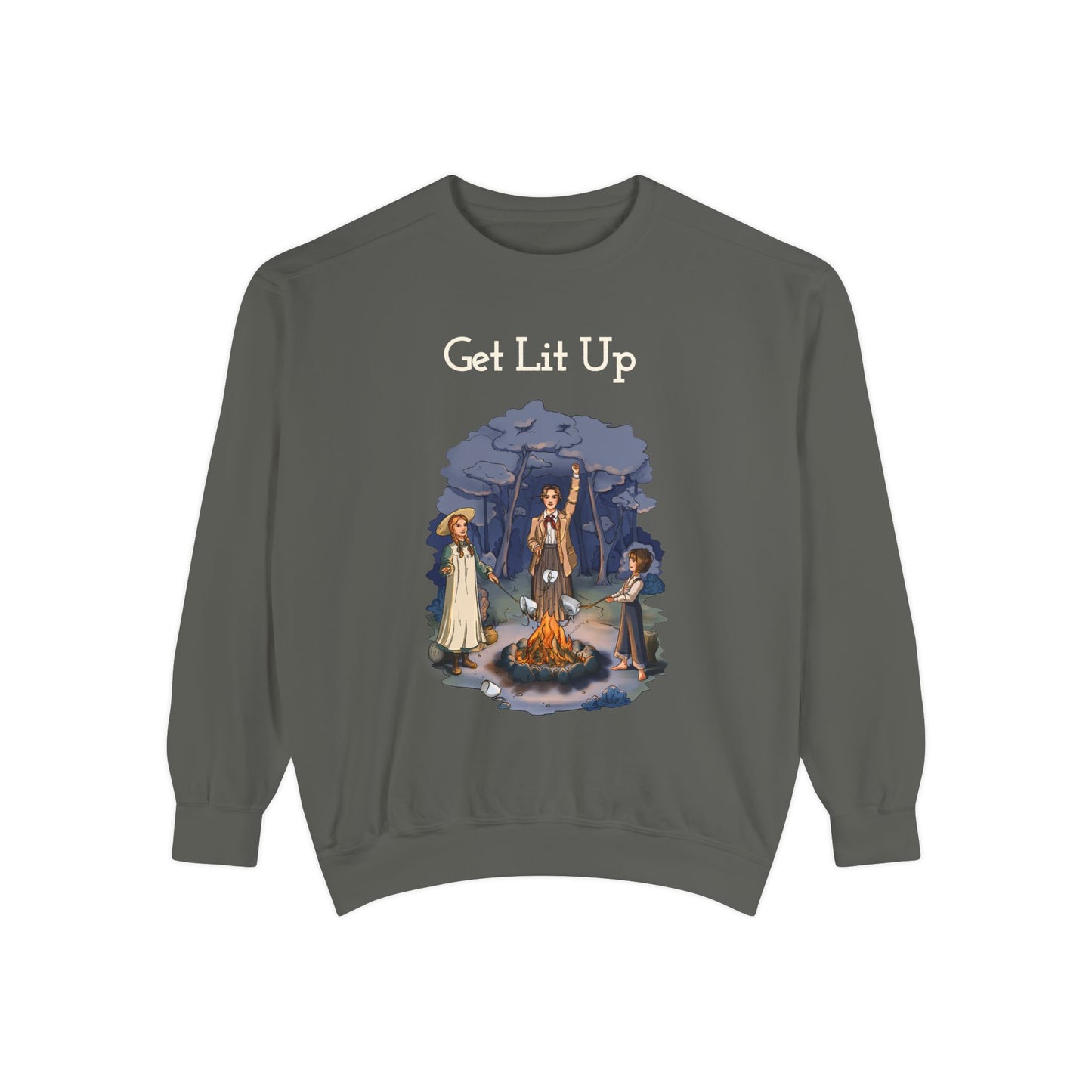 decent™ Get Lit Up Sweatshirt - BURN BONNETS, NOT BOOKS