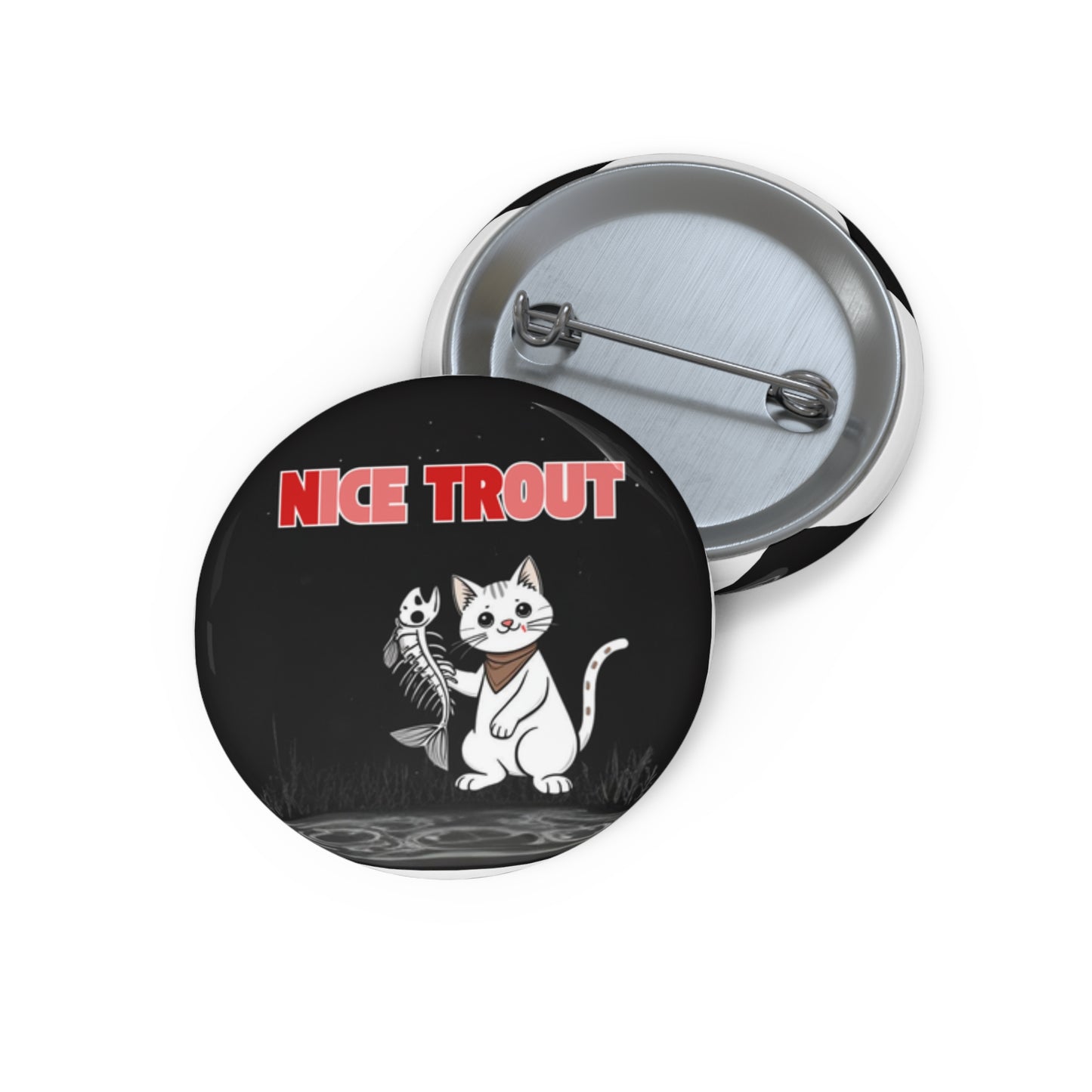 NICE TROUT — ICE OUT Pin (Red/Pink)