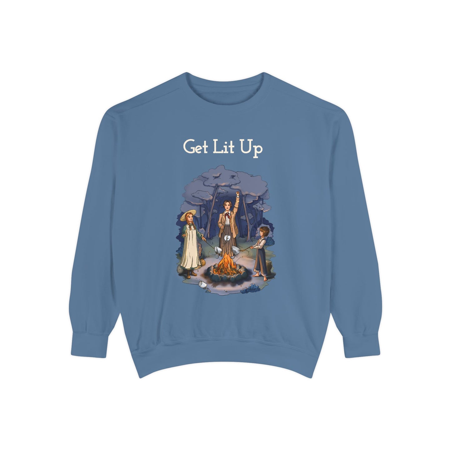 decent™ Get Lit Up Sweatshirt - BURN BONNETS, NOT BOOKS