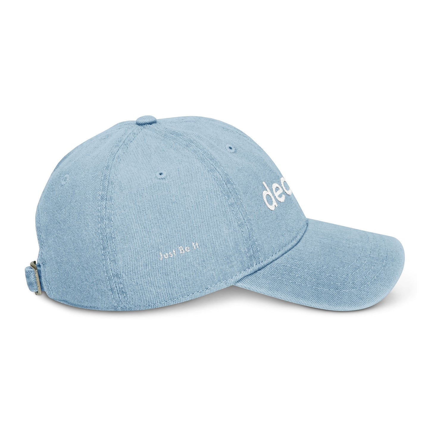 decent™ Just Be It Embroidered Denim Hat